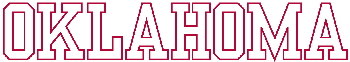 Oklahoma Sooners 0-Pres Wordmark Logo v4 DIY iron on transfer (heat transfer)